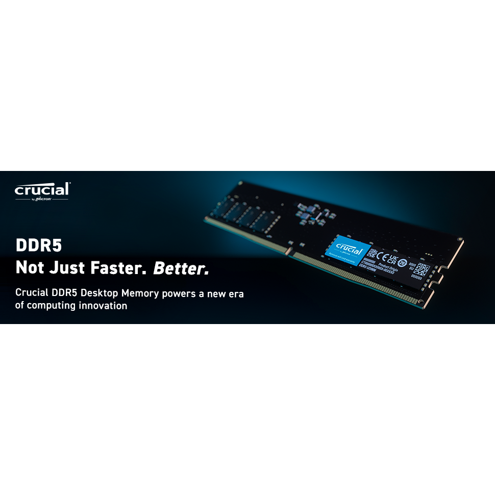Buy Crucial,Crucial RAM 8GB DDR5 5600MHz (or 5200MHz or 4800MHz) Desktop Memory CT8G56C46U5 - Gadcet UK | UK | London | Scotland | Wales| Ireland | Near Me | Cheap | Pay In 3 | RAM